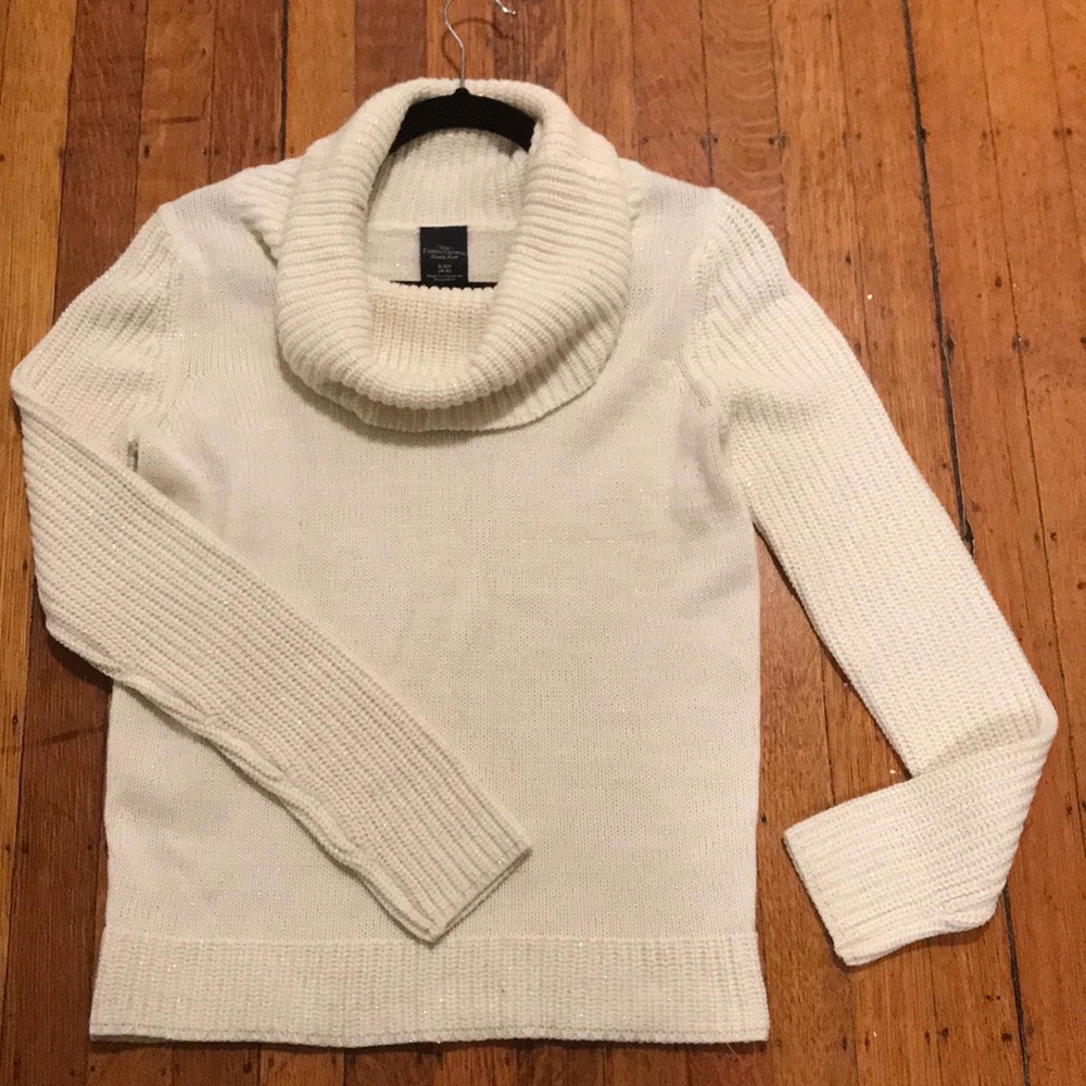 Cream color turtle neck sweater